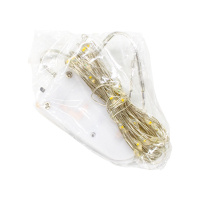 Гирлянда электрическая нить LED 50 ламп холодный белый 5 м