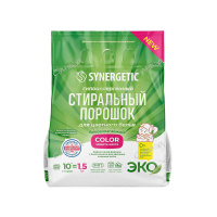 Synergetic Стиральный порошок для цветного белья Color 1,5 кг