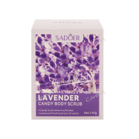 Sadoer Отшелушивающий скраб для тела Lavender сахарный с лавандой 140 г