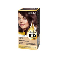 Only Bio Крем-краска для волос Color тон 3.0 Темный каштан 115 мл