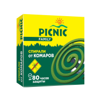 Picnic Спираль от комаров Family 10 шт