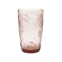 Стакан стеклянный Листья коричневый 380 мл