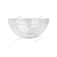 Салатник Chef's стеклянный прозрачный 17 см
