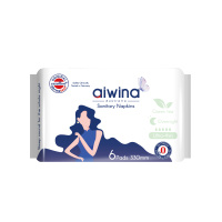 Aiwina Прокладки гигиенические ночные 330 мм 6 шт 