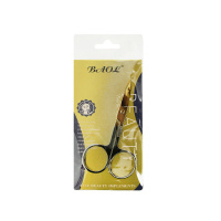 Beauty Ножницы маникюрные изогнутые с напылением золотые 8,5 см