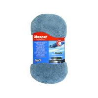 Kleaner Губка для мытья авто из микрофибры Голубая 23х12х5 см