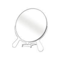 Настольное зеркало круглое металлик d17,8 см