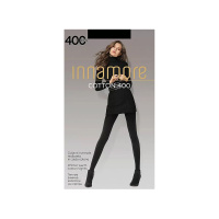 Innamore Женские колготки Cotton 400 den Nero размер XXL