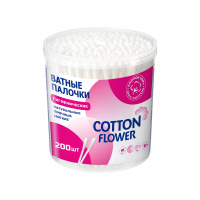 Cotton Flower Ватные палочки, 200 шт
