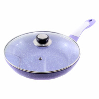 GreenTime Крышка для сковородки 24см стекло сталь