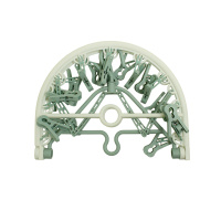 GreenTime Сушилка подвесная Овальная 49.7х33.5 см, 18 прищепок