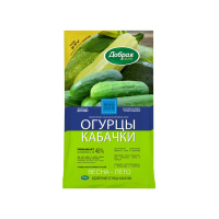 Добрая сила Удобрение Для всех видов и сортов огурцов, кабачков, патиссонов, тыкв, цуккини, а также Для арбузов и дынь, 900 г