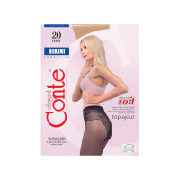 Conte Bikini Женские колготки c ажурными трусиками 20 den natural размер L