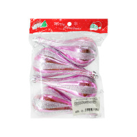 DVL Набор елочн.украшений груша розовый 11см пластик Palmary 4шт / 180шт / 11ADC4-261/pink / 877646