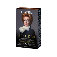 Estel Крем-краска для волос Великая 7/47 Русый медно-коричневый 150 мл