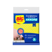 Big City Life Салфетки целлюлозные Аккорд 3 шт