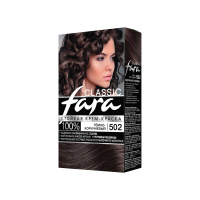 Fara Краска для волос кремовая стойкая Classic тон 502 Темно-коричневый 115 мл