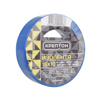 Крептон Лента изолирующая Синяя 15 мм х 10 м