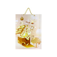 GreenTime Пакет новогодний Рождественский венок, гном Микс 40х55х15 см