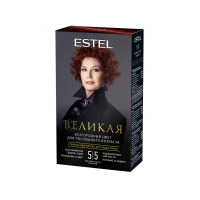 Estel Крем-краска для волос Великая 5/5 Светлый шатен красный 150 мл