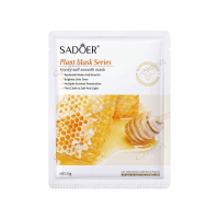 Sadoer Тканевая маска для лица Plant mask series с медом 25 г
