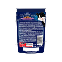 Felix Корм влажный для кошек Аппетитные кусочки с ягненком в желе 75 гр