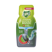 Expel Средство для прочистки труб от волос 2х50 г