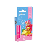 Принцесса Бальзам для губ детский Полезный уход Малина 3,8 г