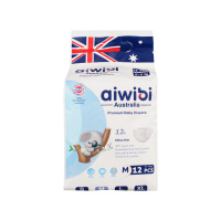 Aiwibi Подгузники детские Premium р. M (6-11 кг) 12 шт