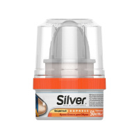 Silver краска д/обуви с губкой бесцветный 1шт 50мл банка KS2001-03 / 48шт / 000020