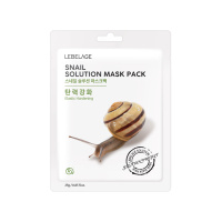 Lebelage Тканевая маска для лица Snail Solution с муцином улитки 25 г