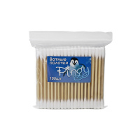 Pingy Ватные палочки бамбук Белый 100 шт