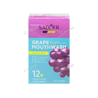 Sadoer Ополаскиватель для полости рта освежающий с экстрактом винограда 10 мл x 20 шт