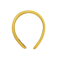 Ободок для волос широкий однотонный