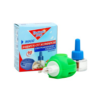 Домовой Прошка Набор Тройной Удар Фумигатор + Жидкость для фумигатора 60 ночей 40 мл