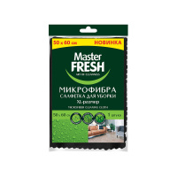 Master Fresh Салфетка для уборки из микрофибры черная XL 50x60 см