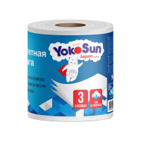 YokoSun Туалетная бумага трехслойная 1 шт