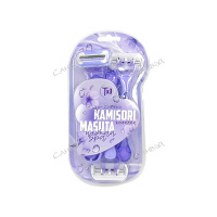 Kamisori Masuta Spa Бритвенный станок одноразовый женский 3 лезвия 3 шт