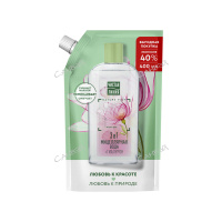 Чистая Линия Мицеллярная вода 3в1 с Гиалуроном и Экстрактом розы, рефил 400 мл