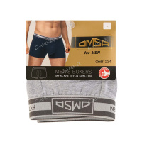 Omsa Трусы мужские Боксеры OmB 1234 Grigio melange размер 54 (3XL)