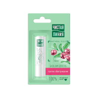 Чистая Линия Бальзам для губ Увлажнение с экстрактом брусники 4 г