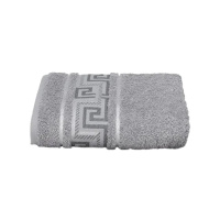 Cleanelly Полотенце махровое для рук 50х90 см Tavropos Серый 460 г/м2