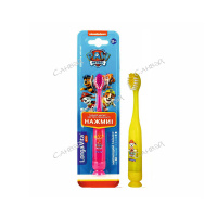 Longa Vita Зубная щетка детская (3+ лет) Paw Patrol с мигающим таймером мягкая