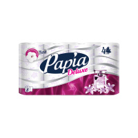 Papia Туалетная бумага Deluxe Dolce Vita четырехслойная 8 шт