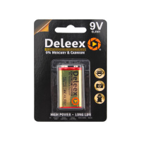Deleex Батарейка алкалиновая 9V тип крона 1 шт