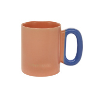 Кружка керамическая двухцветная 390 мл