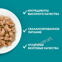 One Корм влажный для стерилизованных кошек с курицей 75 гр