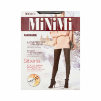 Minimi Женские колготки с флисом Siberia 300 den Nero размер L