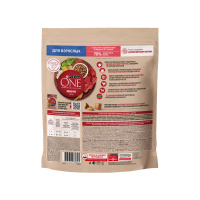 One Корм сухой для мелких пород собак с чувствительным пищеварением Моя собака Подушечки с лососем 600 г