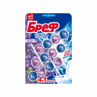 Бреф Подвесной блок для унитаза Сила-Актив Свежесть лаванды 3х50 г